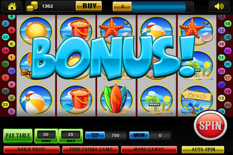 Slots Best Casino - Rich Love Frenzy & Social Girl Fashion in Beach Paradise Game Free screenshot 4