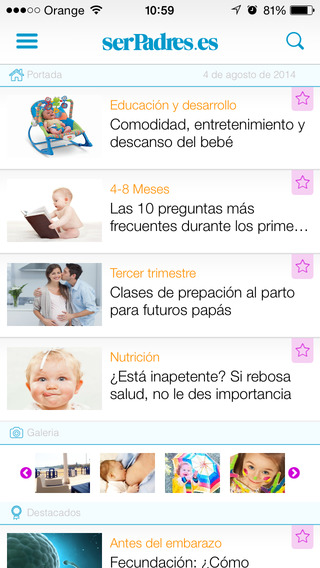 【免費健康App】Ser Padres App. Embarazo, bebés, niños, familia, alimentación, salud.-APP點子