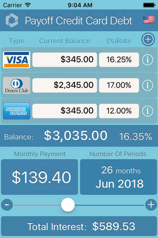 Manage Credit Card Debt screenshot 2