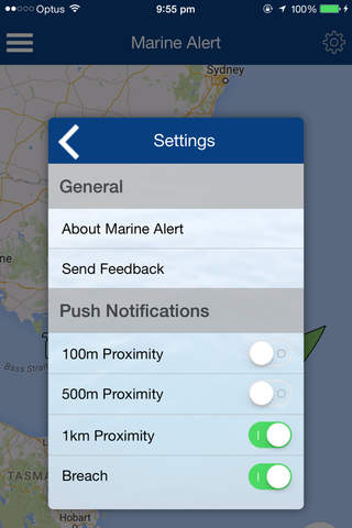 Marine Alert screenshot 2