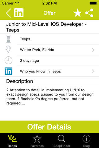 Jobeeper – Jobs, job offers screenshot 3