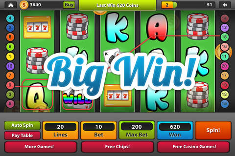 Lucky Streak Bonanza Slot Machine - High Roller Casino screenshot 4