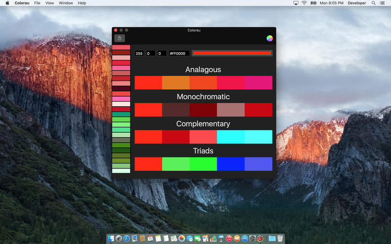 Colorau - 颜色板[OS X]丨反斗限免