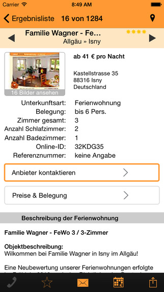 【免費旅遊App】ferienwohnung.com - Ferienhäuser und Ferienwohnungen buchen-APP點子