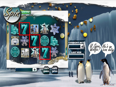 【免費遊戲App】Ice-Age Wonderland Slots - Get FREE Vegas Casino for Christmas with Iceberg Penguins and Friendly Wolf-APP點子