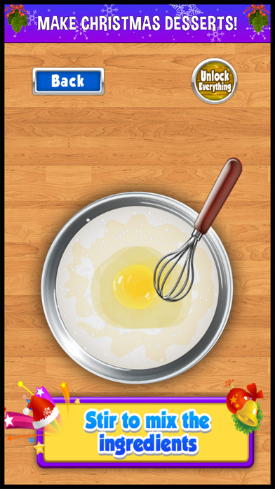 Screenshots of A Christmas Food Fever Cooking Maker - make xmas cake & cookie dessert in a kid making game! for iPhone