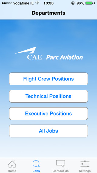 CAE Parc Aviation Job App
