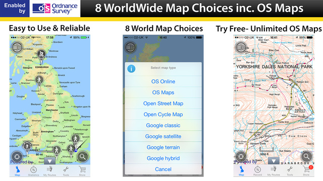 OutDoors GPS- Navigation OS Maps and 200 000 Routes