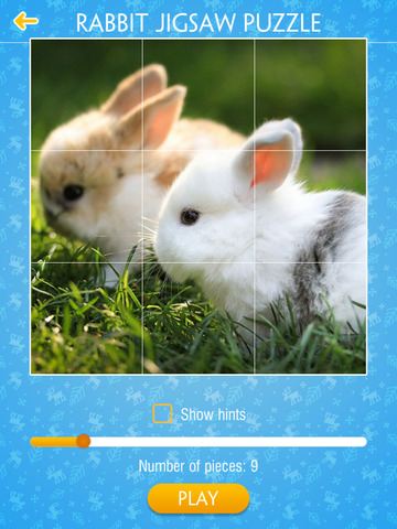 【免費遊戲App】Rabbit Jigsaw Puzzles-APP點子