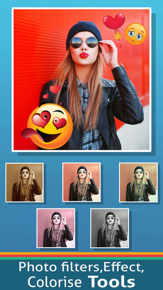 免費下載攝影APP|Emoji Image Edit.or - Add Emoticons,Colour Effects To Photo For Instagram & Twitter app開箱文|APP開箱王