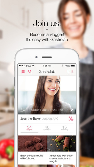 【免費生活App】GastroLab.TV - create & discover beautiful video recipes-APP點子