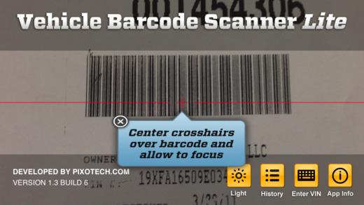 Vehicle Barcode Scanner LITE