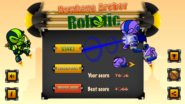 【免費遊戲App】Hawkeye Archer Robotic - Superheroes alliance shooting adventure game-APP點子