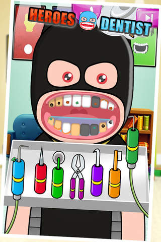 Super Heroes Dentist Game screenshot 2