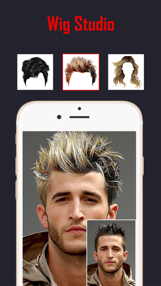 Insta Wig Studio - Hair Editor Booth to Design Hairstyle plus Change Color Effects
