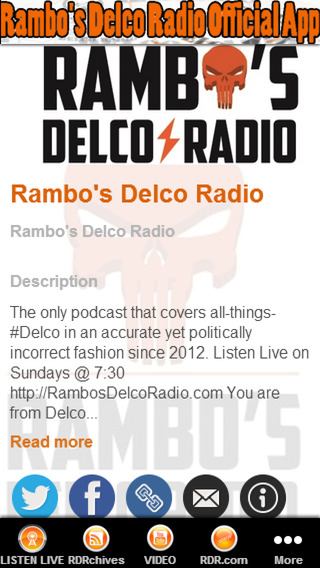 Rambo's Delco Radio