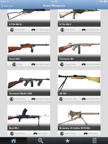 【免費生產應用App】WW2 Guns-APP點子