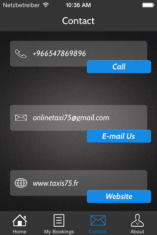 TAXIS 75 - Paris Online Taxi screenshot 4