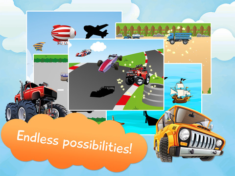 【免費教育App】Vehicles Puzzles for Toddlers-APP點子