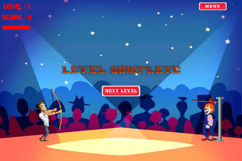 A Crazy Circus Clown Hit Shooting Arcade – Hard bow and arrow aim straight challenge screenshot 3