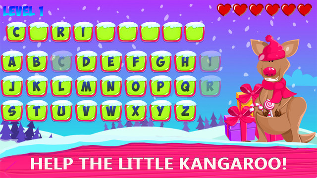 【免費遊戲App】Hangaroo Christmas Free-APP點子