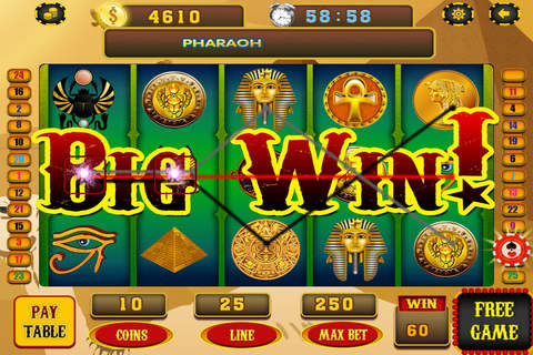 Win Big Best Pharaoh's Way to Las Vegas Strip Slot Machines Casino Free screenshot 2