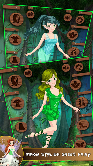 【免費遊戲App】Green Forest Fairy Princess-APP點子