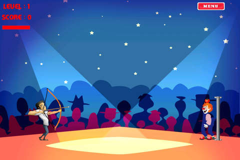 A Crazy Circus Clown Hit Shooting Arcade – Hard bow and arrow aim straight challenge screenshot 4