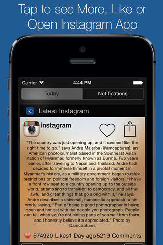 Quickstagram widget for Instagram screenshot 2