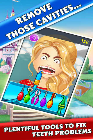 '' A Princess Jeniffer Visits The Dentist New Dental Assistant Teeth Cleaning Games screenshot 2