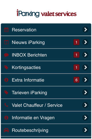 iParking Schiphol screenshot 2