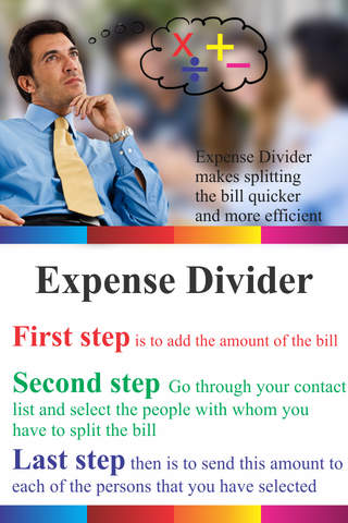 Expense Divider - Have more time to enjoy with your friends, let Expensive Divider do the maths! screenshot 3