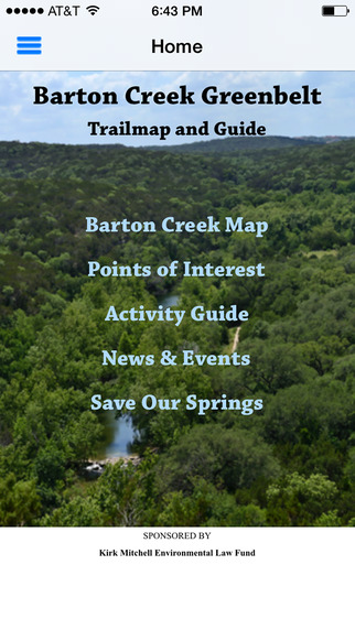 Barton Creek Greenbelt Trail Map And Recreation Guide