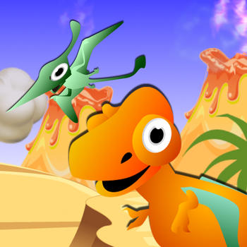 QCat - Toddler's Dinosaur Park Game  (free) 遊戲 App LOGO-APP開箱王