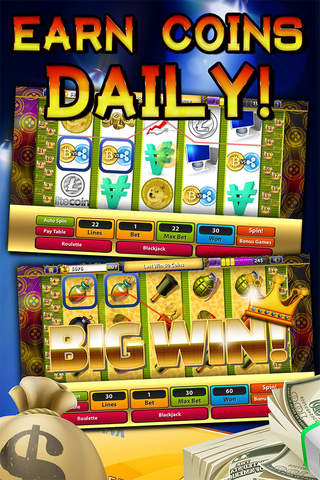 Money Grabber Mania Slots - Green Dreams Black Spades Cards Plus (The Bricks of Cash Casino) screenshot 2