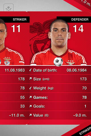 SL Benfica football card game screenshot 4