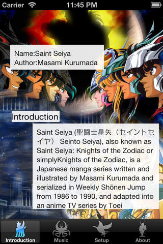 Soundtracks of Saint Seiya screenshot 3