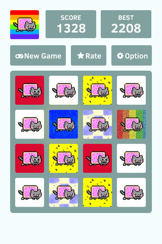 2048 - Nyan cat version screenshot 3