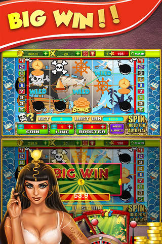 A Casino Craze Fun Slots Tour of Treasure Journey (Social Vegas Slot Machine Mania) Free screenshot 2