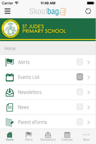 St Jude`s Primary School Holder - Skoolbag Education