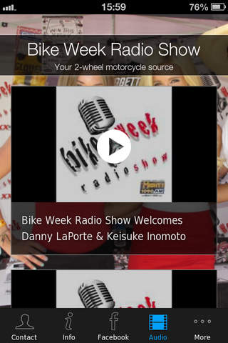 Bike Week Radio Show screenshot 3