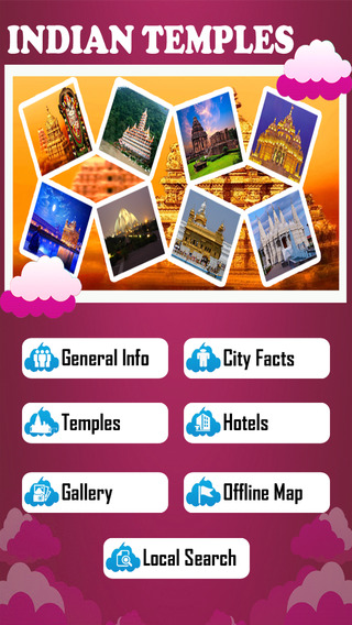 Indian Hindu Temples Offline Map Tourism Guide