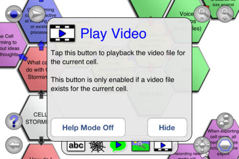 Cell Storming Free - Media driven Mind Mapping, Brainstorming, and Idea Generation screenshot 4