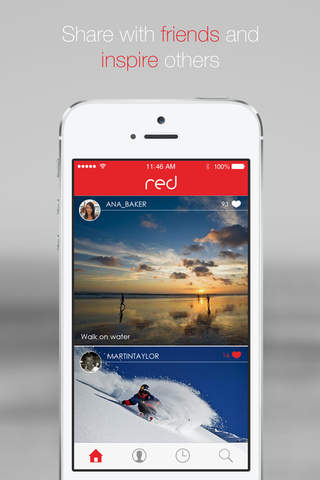 red - Social Bucketlist screenshot 4