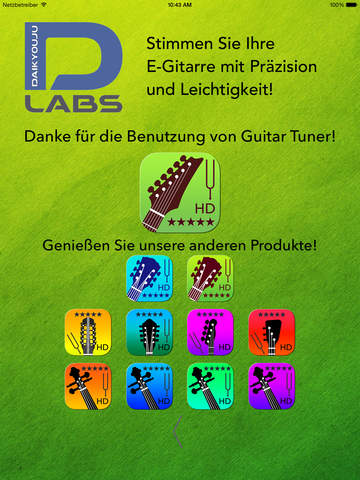 Guitar Tuner Pro HD - Tune your electric guitar with precision and ease! screenshot 2