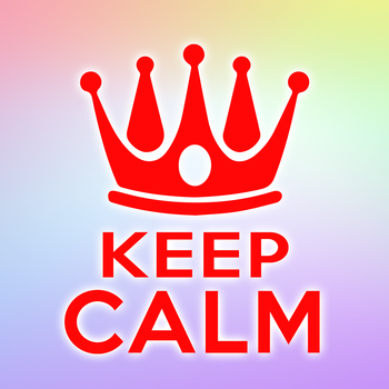 Keep Calm Wallpaper & Poster Creator with customized icons & fonts LOGO-APP點子