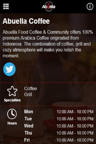 Abuella Coffee screenshot 2