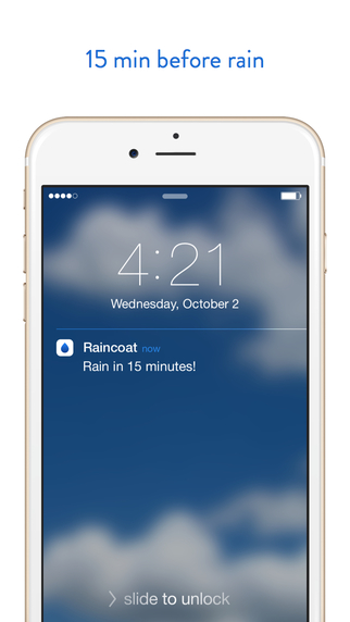 【免費天氣App】Raincoat Rain Alarm - Minimal Local Precipitation Forecast App-APP點子