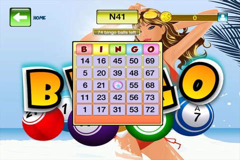 A Bikini Vacation Bingo - Free Casino Game & Feel Super Jackpot Party and Win Mega-millions Prize! screenshot 4