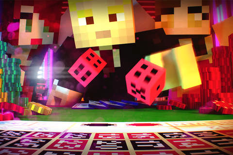 Block Casino Vegas - Slots And Roulette Multiplayer Mini Game With Minecraft Skin Uploader screenshot 2